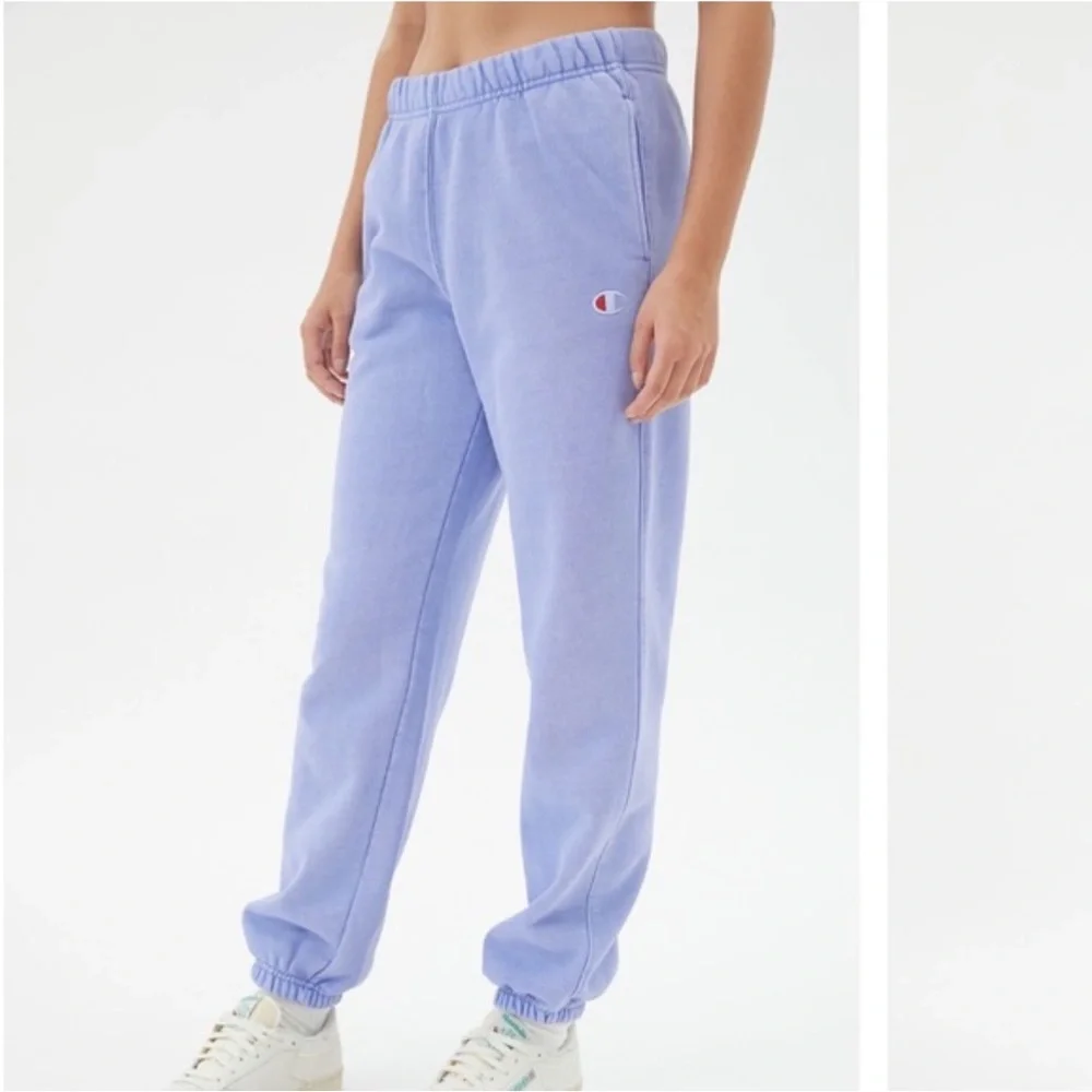 Vintage Champion Classic Reverse Weave Sweatpant in Light Blue - Picture 2 of 6
